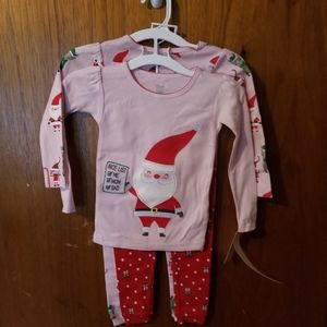 Toddler (Girl) Holiday Pajamas - 2 pack